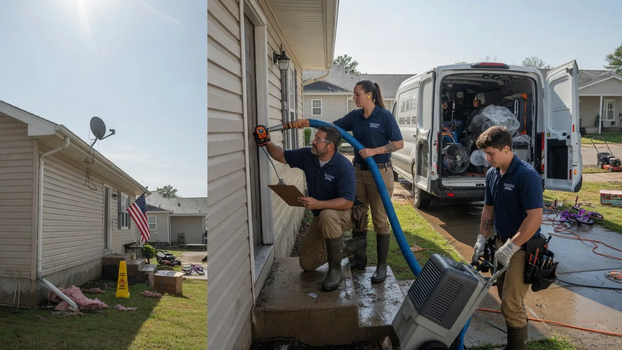 Ceiling Water Damage Restoration in Sunshine, LA near me